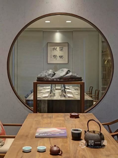 新中式风格办公室装修案例 打造禅意东方的办