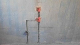 乌鲁木齐海智装饰四季花城水电施工中