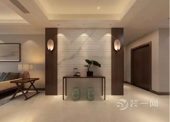 中式三口之家别墅样板间装修效果图